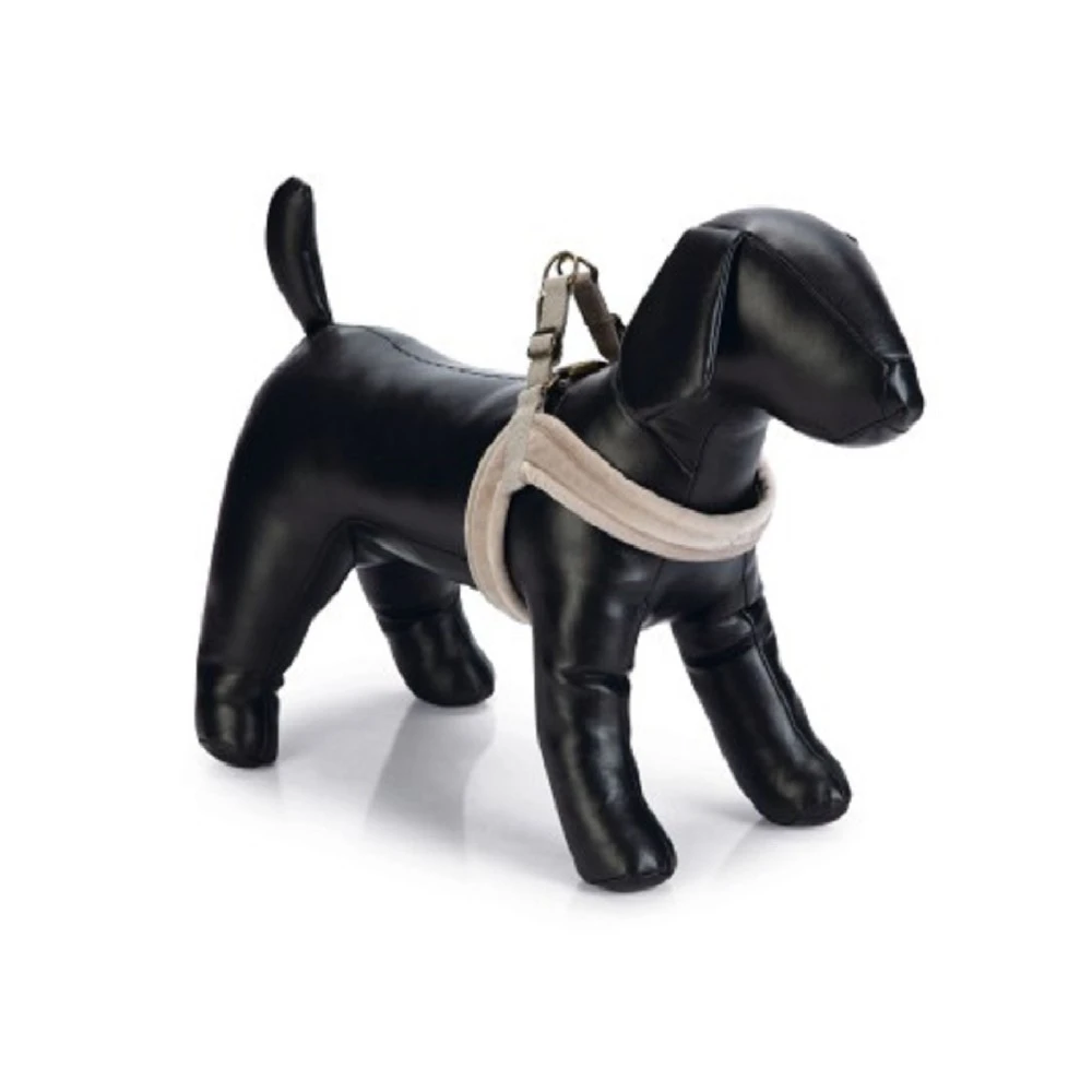 BEEZTEES Geschirr Designed By Lotte VELURA Samt Versch. Größen Grau Für Hunde 1 BEEZTEES Geschirr Designed By Lotte VELURA Samt Versch. Größen Grau Für Hunde