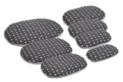 BEEZTEES Liegekissen TRUFO Anthrazit Grau Bezug Abnehmbar Für Hunde