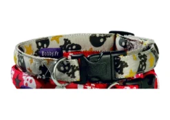 BOBBY Halsband Collier Insolent CLINSO ANTHRAZIT Größe M 32-52cm Für Hunde