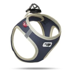 CURLI Brustgeschirr Plush Vest AIR-MESH SE20 Special Edition Peacoat Für Hunde