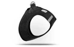 CURLI Brustgeschirr Plush Vest CORD Black Für Hunde
