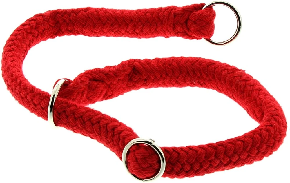 DINOLEINE Halsband STOPPWÜRGER Baumwolle 14mm Größe S/45cm Für Hunde 2 DINOLEINE Halsband STOPPWÜRGER Baumwolle 14mm Größe S/45cm Für Hunde – Bild 2