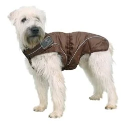 DOGBITE Regenjacke FLEXIBLE SYSTEM Braun Mantel Für Hunde