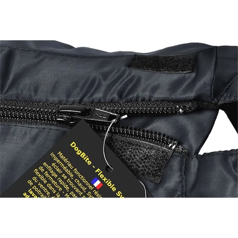 DOGBITE Winterjacke FLEXIBLE SYSTEM Schwarz Mantel Für Hunde 9 DOGBITE Winterjacke FLEXIBLE SYSTEM Schwarz Mantel Für Hunde – Bild 9