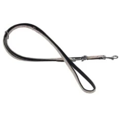 FUTTERSCHEUNE.COM® Filz-Leine LIEBLINGSSTÜCK Grau Rot Schwarz Leder 2m 14mm