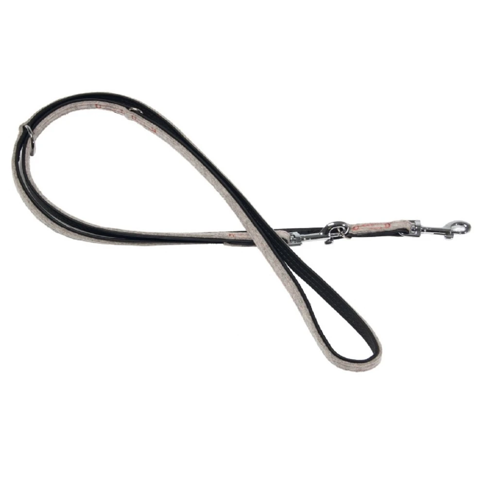 FUTTERSCHEUNE.COM® Filz-Leine LIEBLINGSSTÜCK Grau Rot Schwarz Leder 2m 14mm 1 FUTTERSCHEUNE.COM® Filz-Leine LIEBLINGSSTÜCK Grau Rot Schwarz Leder 2m 14mm