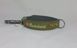 FUTTERSCHEUNE.COM® Filz-Halsband GLÜCKSHUND Olivgrün Leder Unterlegt Hunde -Karlie || KOCH Verkäufe futterscheunecomz filz halsband glueckshund olivgruen leder unterlegt hunde3