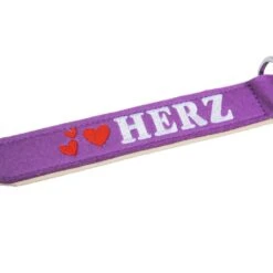 FUTTERSCHEUNE.COM® Filz-Halsband HERZHUND Lila Leder Unterlegt Hunde -Karlie || KOCH Verkäufe futterscheunecomz filz halsband herzhund lila leder unterlegt hunde3
