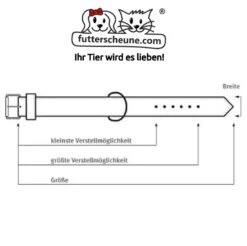 FUTTERSCHEUNE.COM® Filz-Halsband HERZHUND Lila Leder Unterlegt Hunde -Karlie || KOCH Verkäufe futterscheunecomz filz halsband herzhund lila leder unterlegt hunde6