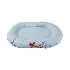 KARLIE Bett MONTENEGRO KISSEN Hellblau Polyurethan 120cm Für Hunde