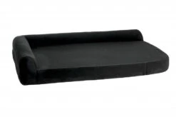 KARLIE FLAMINGO Hundebett ECKIG ORTHO VISCO Schwarz Für Hunde