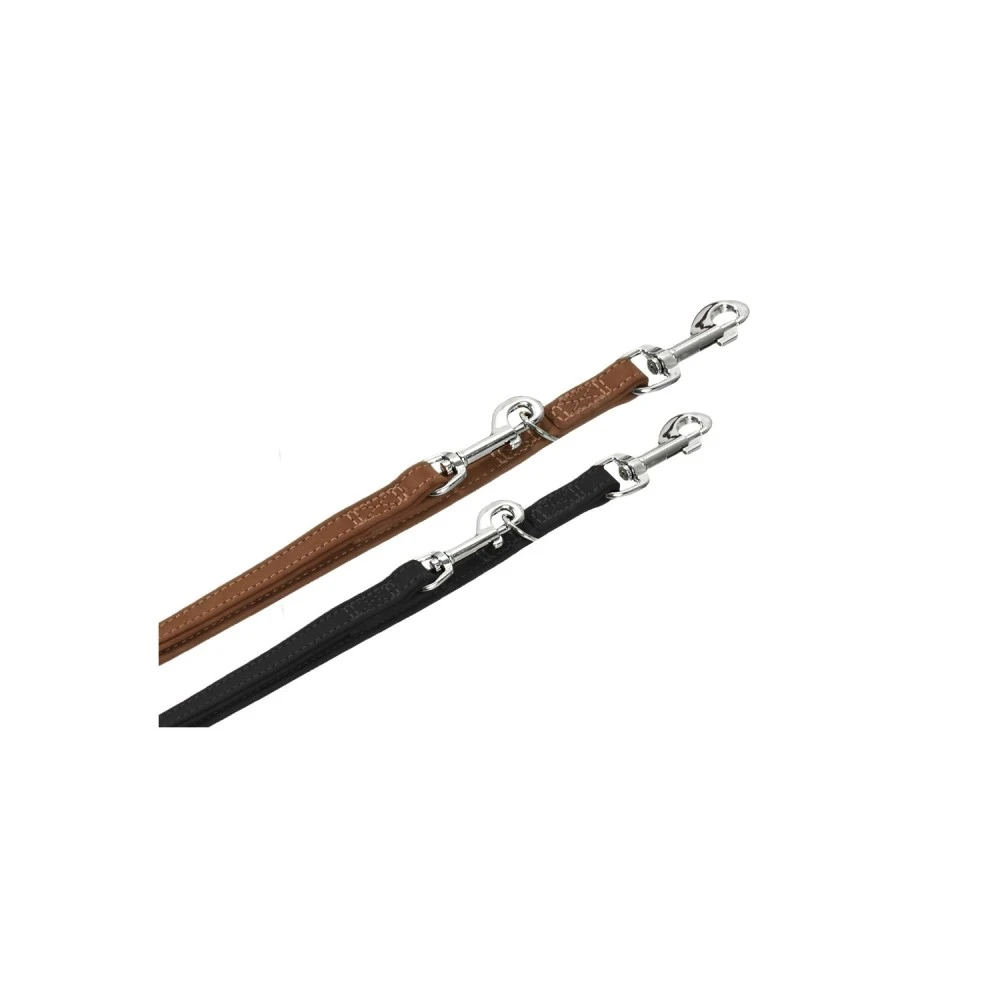 KARLIE Führleine BUFFALO DENIM Kalbsleder 2,0m 10mm Farbe Stahl Genäht Für Hunde 2 KARLIE Führleine BUFFALO DENIM Kalbsleder 2,0m 10mm Farbe Stahl Genäht Für Hunde – Bild 2