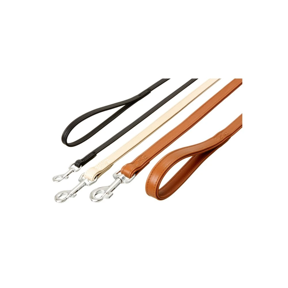 KARLIE Führleine NORDIC LEINE Hirschleder Farbe BISCUIT Für Hunde 2 KARLIE Führleine NORDIC LEINE Hirschleder Farbe BISCUIT Für Hunde – Bild 2