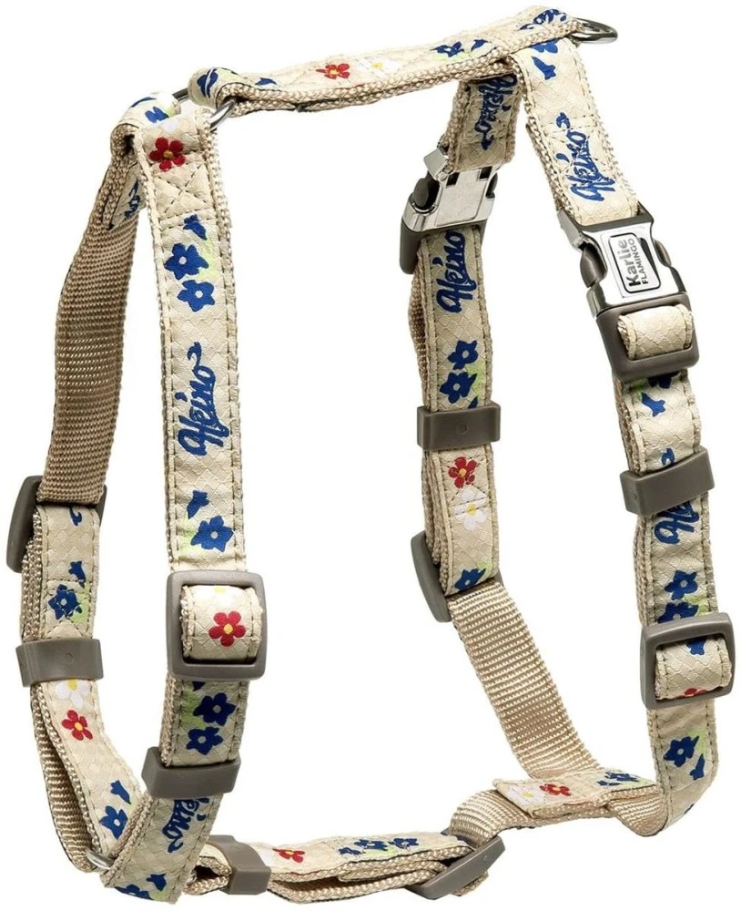 KARLIE Geschirr ENZIAN BY HEINO Nylon 25mm X 65-100cm Beige Für Hunde 1 KARLIE Geschirr ENZIAN BY HEINO Nylon 25mm X 65-100cm Beige Für Hunde