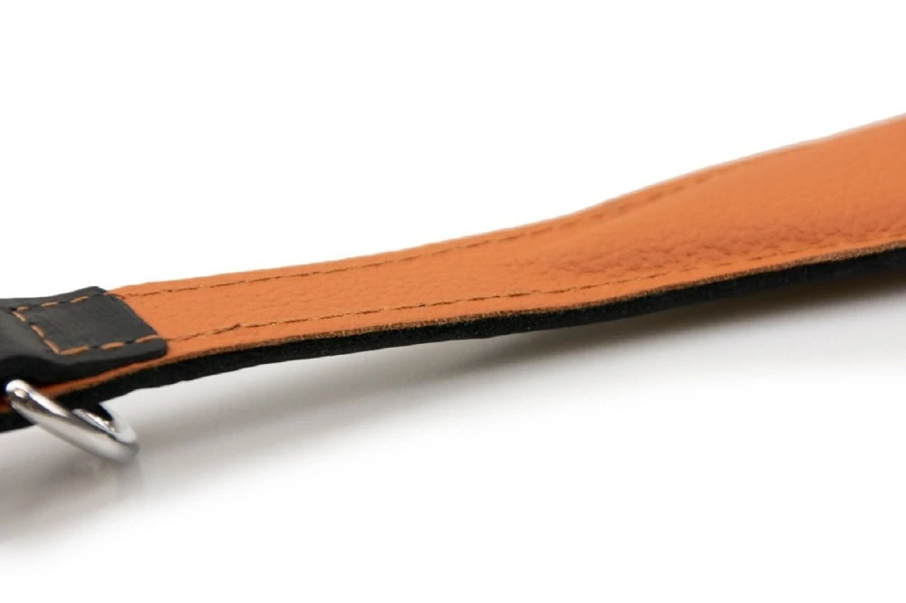 KARLIE Halsband RONDO Leder Schwarz 60mm 55cm Unterlegt Für Windhunde 6 KARLIE Halsband RONDO Leder Schwarz 60mm 55cm Unterlegt Für Windhunde – Bild 6