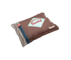 KARLIE Hundekissen TOUCHDOG ECKIG Braun 85cm Für Hunde