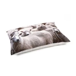 KARLIE Kissen LOUNGEKISSEN SCHAF Farbe Beige 100 X 70cm Für Hunde