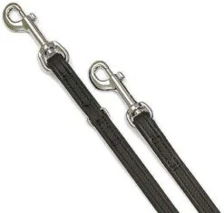 KARLIE Lederführleine VINTAGE 200cm/18mm SCHWARZ Für Hunde