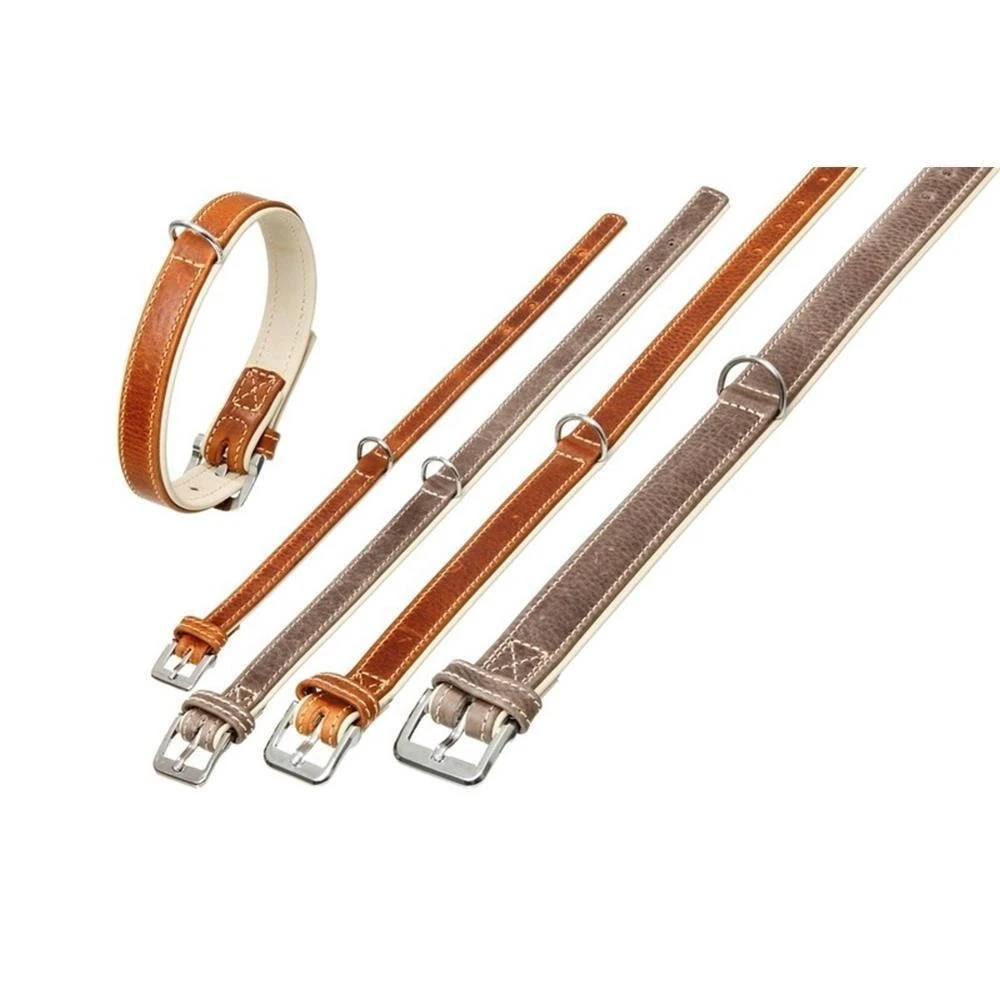 KARLIE Lederhalsband COMFORT Fettleder BRAUN Für Hunde 1 KARLIE Lederhalsband COMFORT Fettleder BRAUN Für Hunde