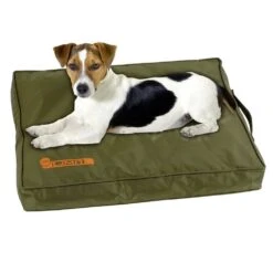 KARLIE Liegekissen NO LIMIT Olivgrün Teflonbeschichtet Für Hunde