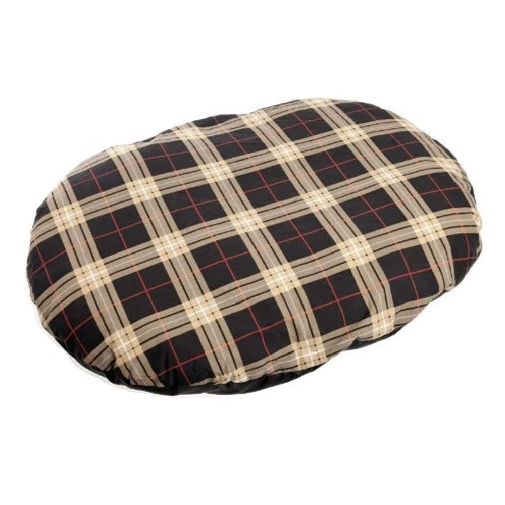 KARLIE Liegekissen TARTAN OVAL 76x60x8cm Kariert Für Hunde & Katzen 1 KARLIE Liegekissen TARTAN OVAL 76x60x8cm Kariert Für Hunde & Katzen