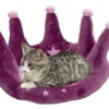 KARLIE Schlafplatz PRINCESS BETT ø 45cm Rosa Für Hunde Und Katzen