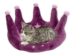 KARLIE Schlafplatz PRINCESS BETT ø 45cm Rosa Für Hunde Und Katzen