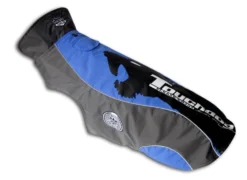 KARLIE TOUCHDOG Hundemantel OUTDOOR TIGER-Logo 2in1 BLAU Für Hündinnen Und Rüden