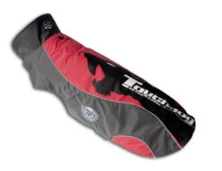 KARLIE TOUCHDOG Hundemantel OUTDOOR TIGER-Logo 2in1 ROT Für Hündinnen Und Rüden