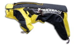 KARLIE TOUCHDOG Hundemantel OVERALL Gelb TIGER-Logo Für Hündinnen Und Rüden