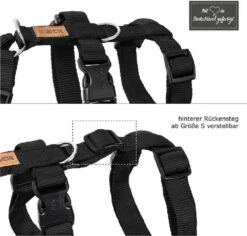 KOCH Geschirr PANIKGESCHIRR Nylon Mit Kennfäden Gepolstert Schwarz Für Hunde -Karlie || KOCH Verkäufe koch geschirr panikgeschirr nylon mit kennfaeden gepolstert schwarz fuer hunde3