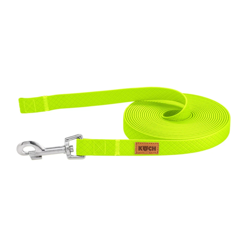 KOCH Leine WATERPROOF Trainingsleine Ohne Handschlaufe Grau/Neonorange Für Hunde 4 KOCH Leine WATERPROOF Trainingsleine Ohne Handschlaufe Grau/Neonorange Für Hunde – Bild 4