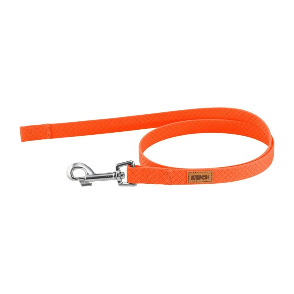 KOCH Leine WATERPROOF Trainingsleine Ohne Handschlaufe Grau/Neonorange Für Hunde 5 KOCH Leine WATERPROOF Trainingsleine Ohne Handschlaufe Grau/Neonorange Für Hunde – Bild 5