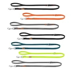 KOCH Leine WATERPROOF Verstellbar 2m Verschiedene Farben Und Breiten Für Hunde