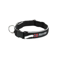 Non-stop Dogwear NON-STOP Halsband POLAR COLLAR KLICK Reflektionshalsband SCHWARZ Für Hunde