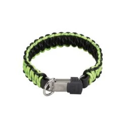 SPRENGER Halsband PARACORD HALSBAND Schwarz/gelb ClicLock Verschluss Für Hunde