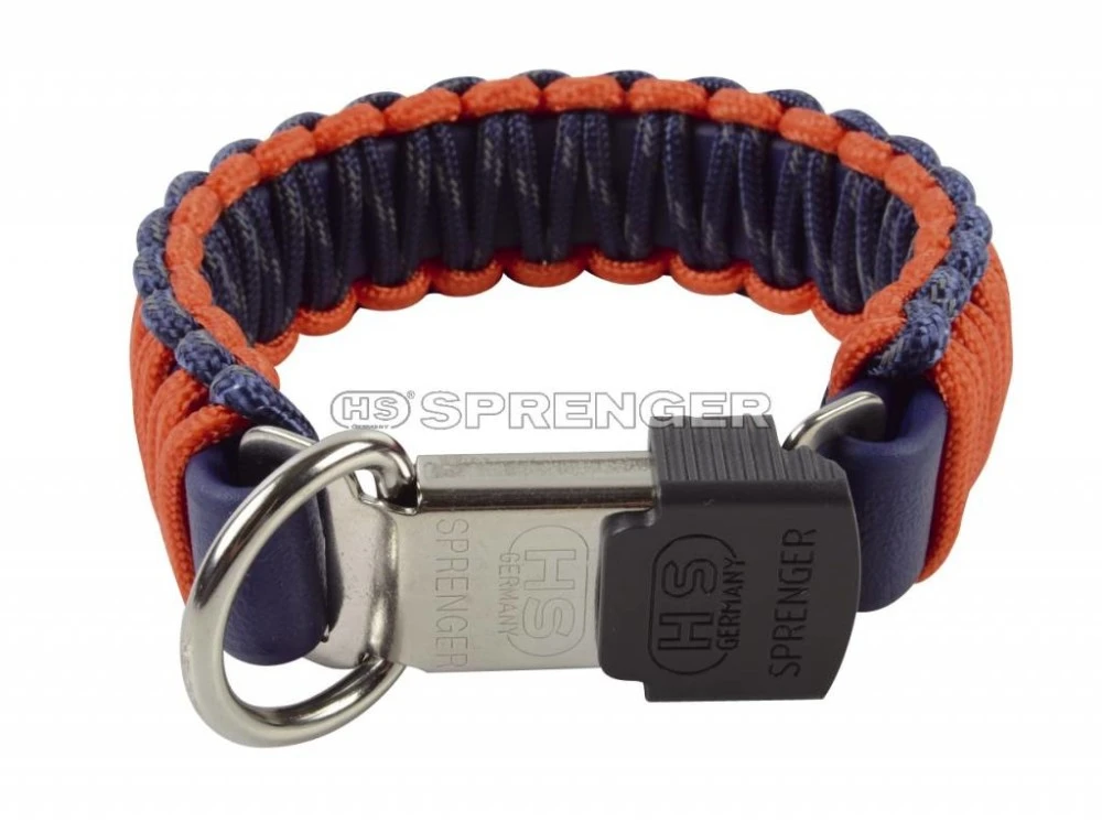 SPRENGER Halsband PARACORD HALSBAND Space/coral ClicLock Verschluss Für Hunde 1 SPRENGER Halsband PARACORD HALSBAND Space/coral ClicLock Verschluss Für Hunde