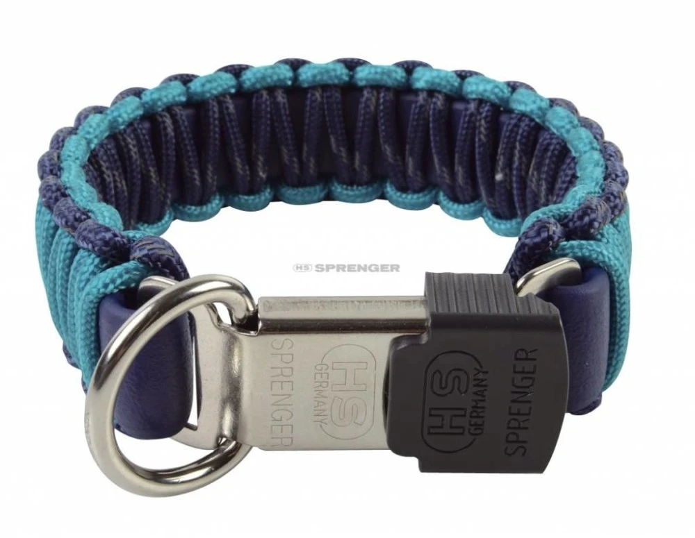 SPRENGER Halsband PARACORD HALSBAND Space/lagoon ClicLock Verschluss Für Hunde 1 SPRENGER Halsband PARACORD HALSBAND Space/lagoon ClicLock Verschluss Für Hunde