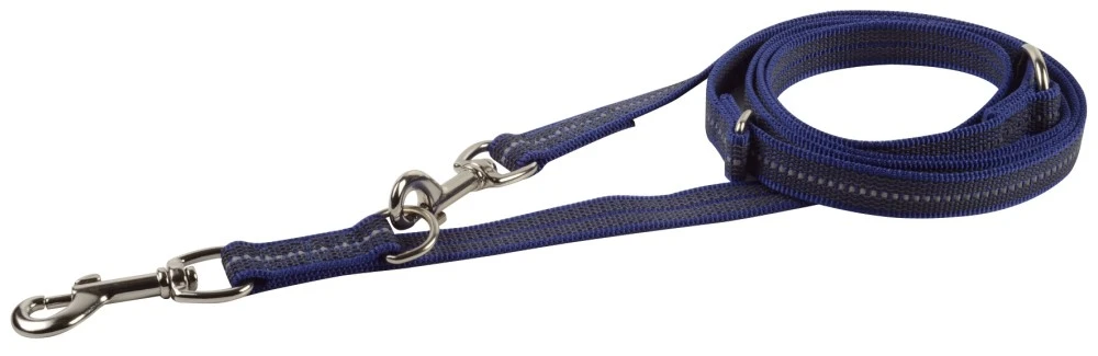 SPRENGER Leine FÜHRLEINE 3 Fach-verstellbar Blau Gummiert 2,3 M Für Hunde 1 SPRENGER Leine FÜHRLEINE 3 Fach-verstellbar Blau Gummiert 2,3 M Für Hunde