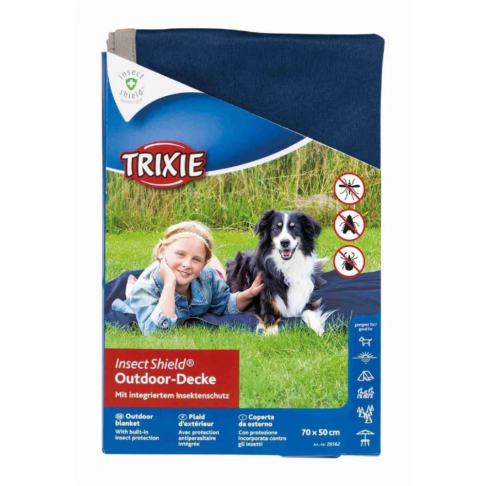 TRIXIE Insect Shield® Outdoor-Decke 70 × 50 Cm, Taupe 1 TRIXIE Insect Shield® Outdoor-Decke 70 × 50 Cm, Taupe