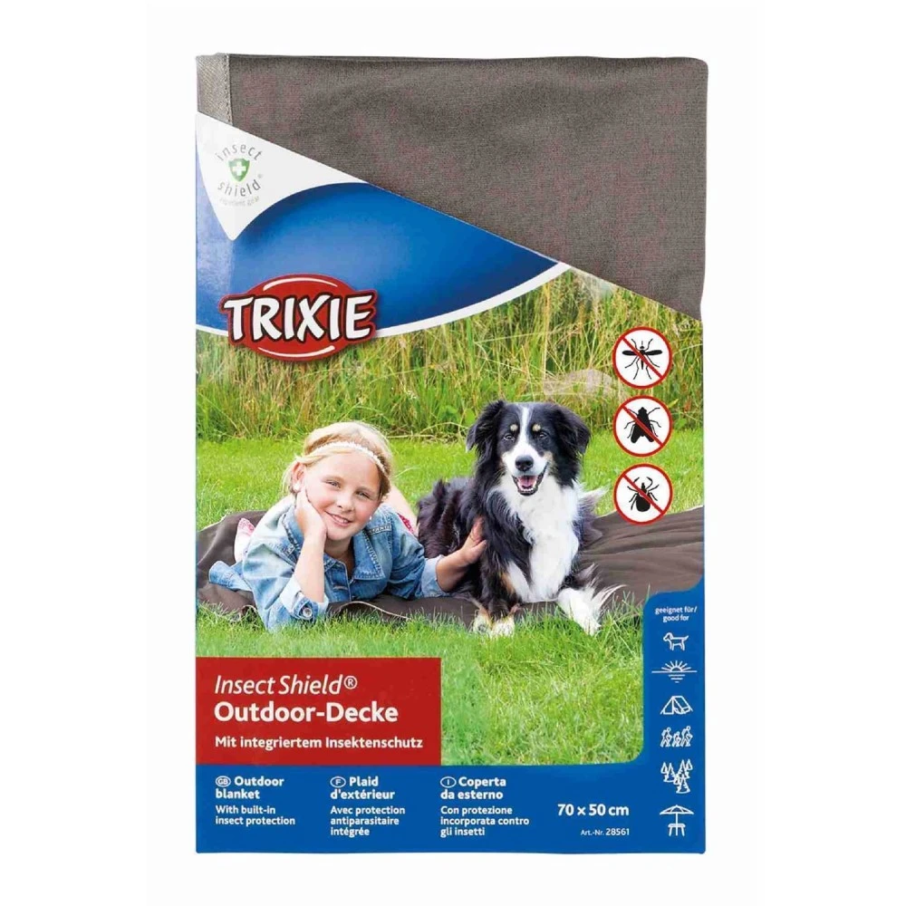TRIXIE Insect Shield® Outdoor-Decke 70 × 50 Cm, Taupe 2 TRIXIE Insect Shield® Outdoor-Decke 70 × 50 Cm, Taupe – Bild 2