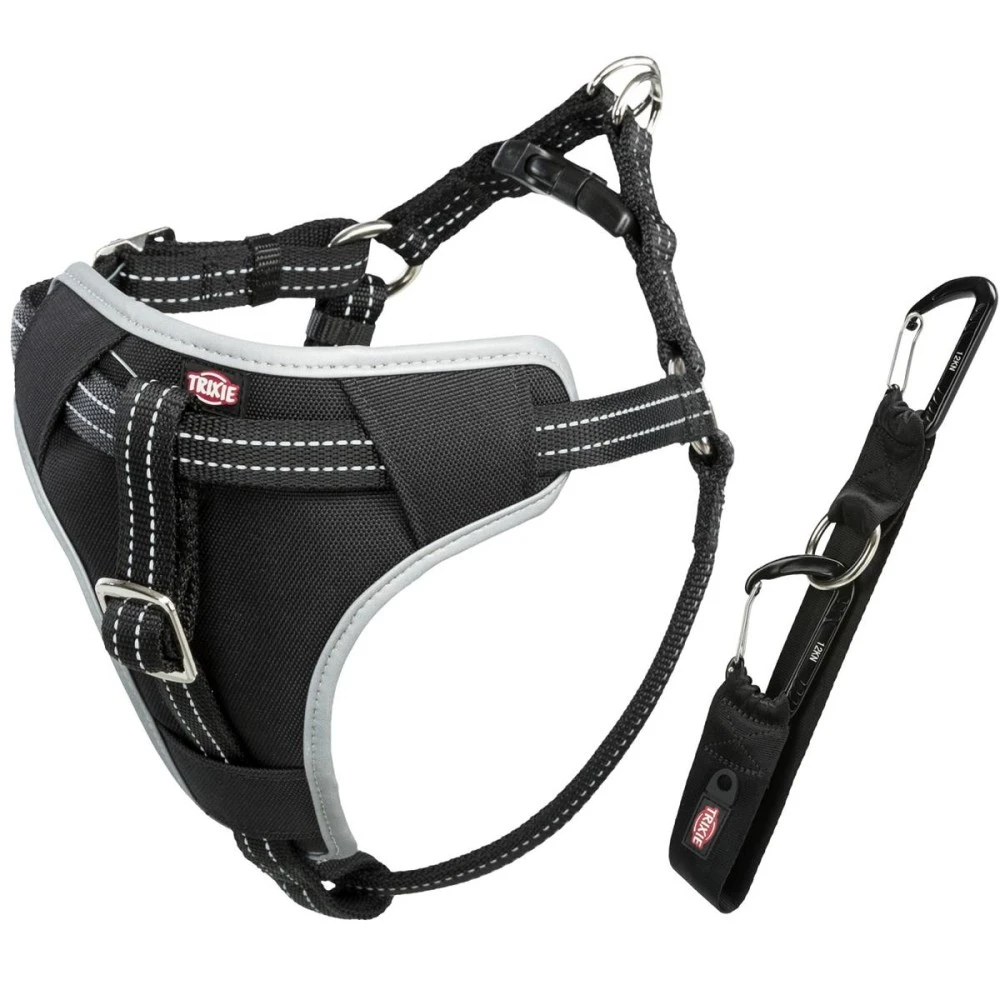 TRIXIE Kfz-Zubehör AUTO-GESCHIRR COMFORT Versch. Größen Schwarz Für Hunde 4 TRIXIE Kfz-Zubehör AUTO-GESCHIRR COMFORT Versch. Größen Schwarz Für Hunde – Bild 4