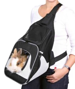 TRIXIE Tragetasche FRONTTASCHE SAVINA 30 X 33 X 26 Cm Schwarz/grau Für Hunde