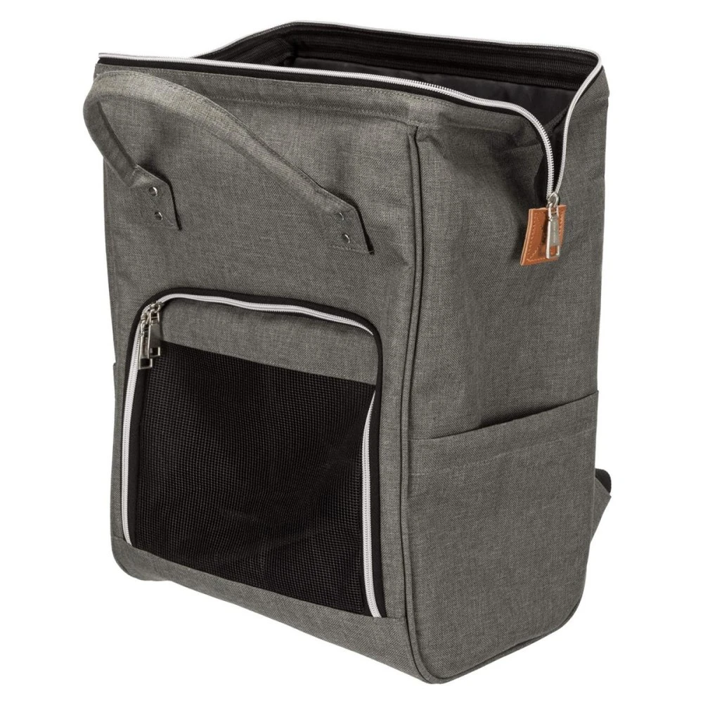 TRIXIE Tragetasche Rucksack Ava 32 X 42 X 22cm Bis 10 Kg Grau Für Hunde 2 TRIXIE Tragetasche Rucksack Ava 32 X 42 X 22cm Bis 10 Kg Grau Für Hunde – Bild 2