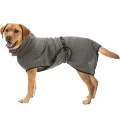 TRIXIE Zubehör Bademantel Grau XS - XL Frottee Für Hunde