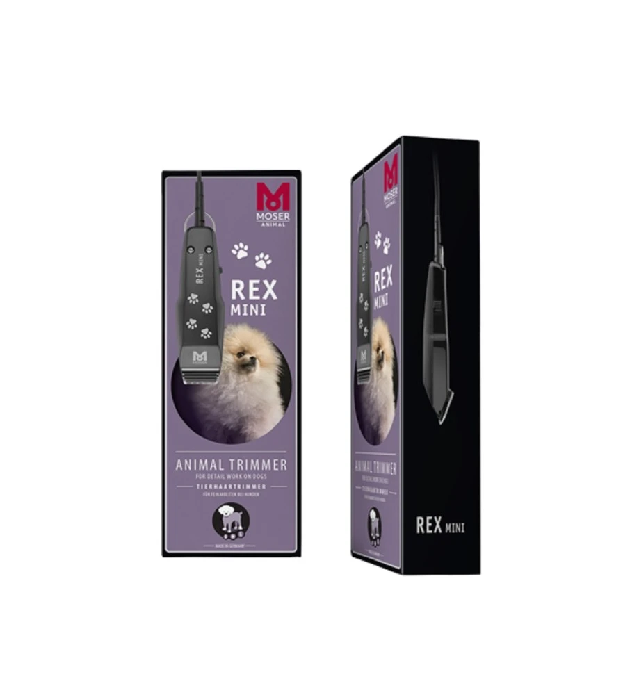 WAHL Tierhaartrimmer MOSER REX Mini CLIPPER Besonders Leise Für Hunde 3 WAHL Tierhaartrimmer MOSER REX Mini CLIPPER Besonders Leise Für Hunde – Bild 3
